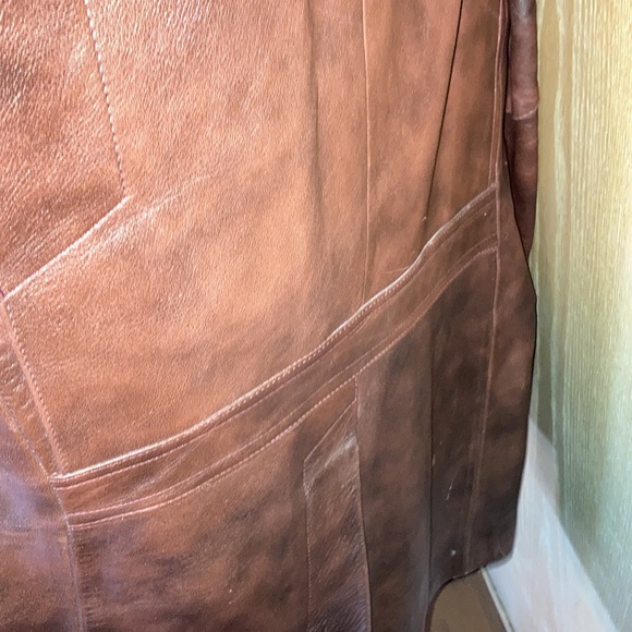 Vintage marquis leather jacket - Picture 4 of 6